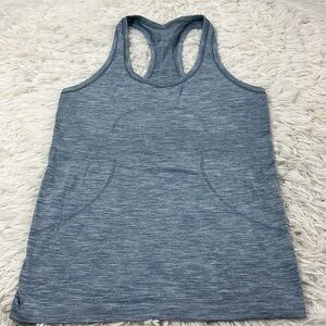Lululemon Swiftly Tech Tank Heathered Blue